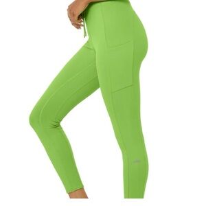 Alo Checkpoint size large  Women's Green Leggings